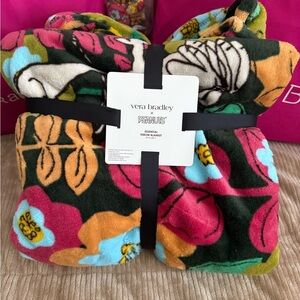 Vera Bradley Peanuts Garden Collection - Essential Throw Blanket